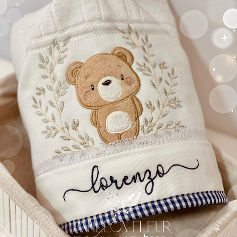 Toalha de banho felpuda c/ capuz