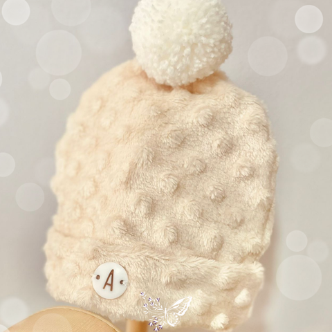 Touca Personalizada soft com pompom