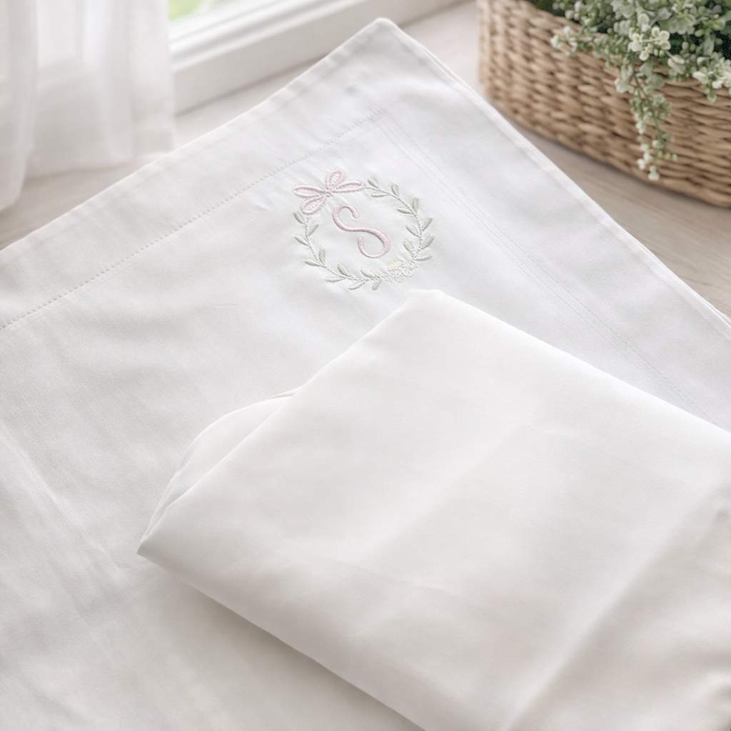 LENÇOL + FRONHA  PARA BERÇO