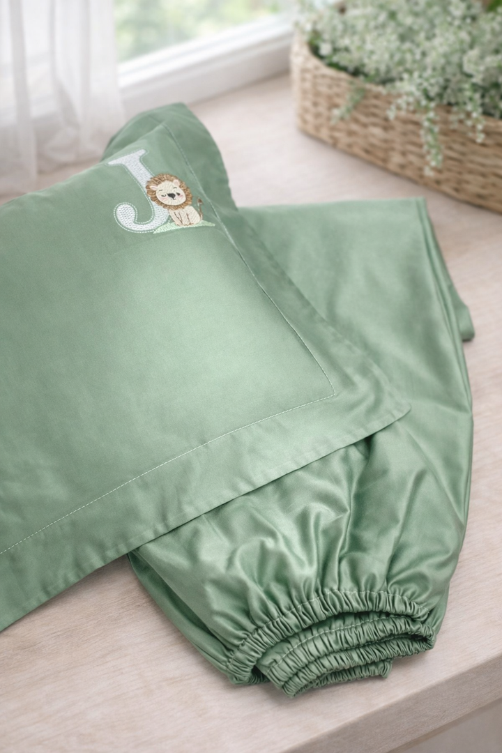 LENÇOL + FRONHA  PARA BERÇO