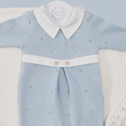 Macacão Lourenço Azul Claro