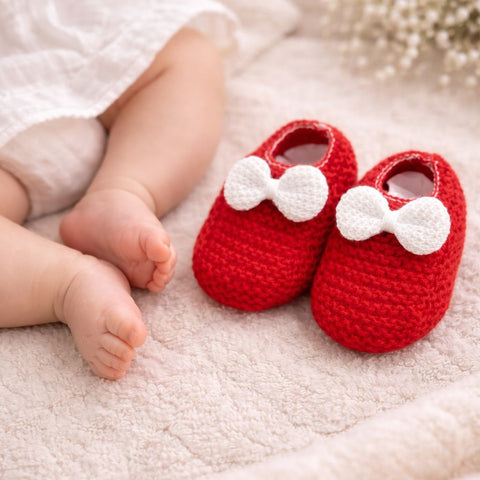 Sapatinho de Tricot Bebê Petit