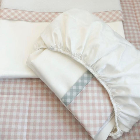 LENÇOL + FRONHA  PARA BERÇO