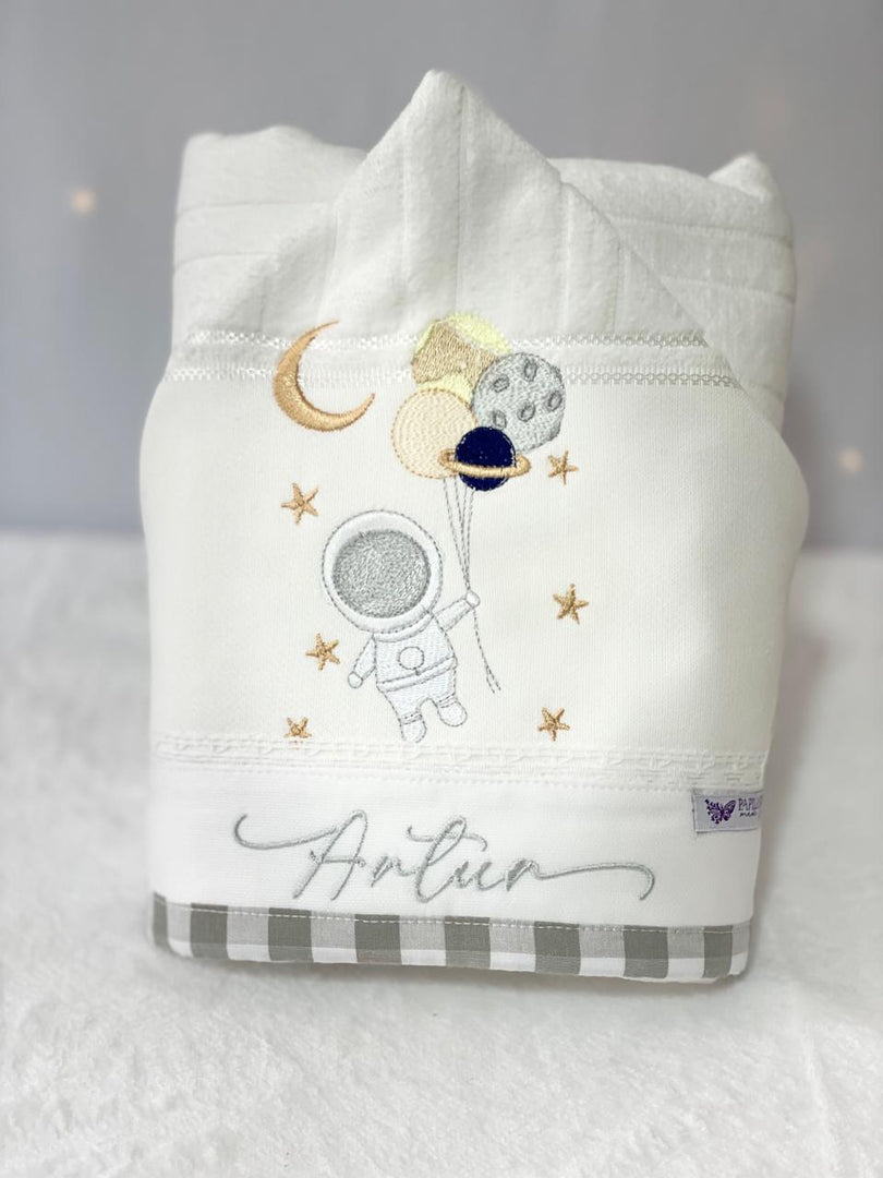 Toalha fralda com capuz