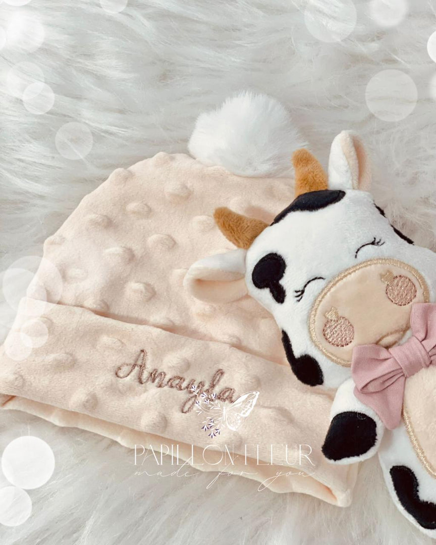 Touca Personalizada soft com pompom