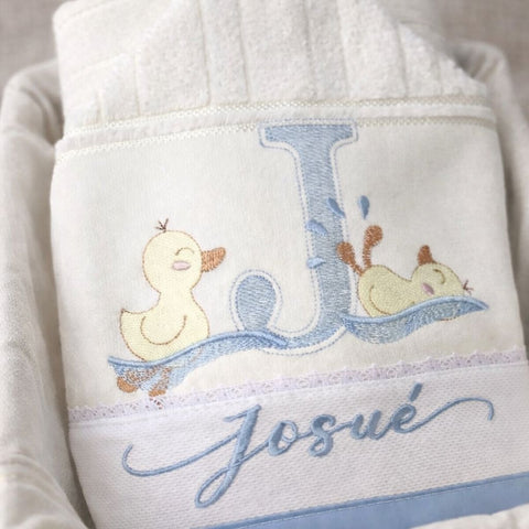 Toalha de banho felpuda c/ capuz forrada com toalha fralda